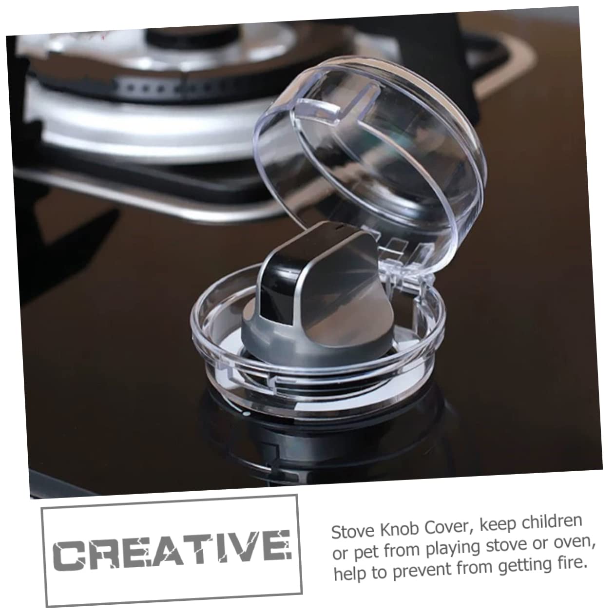 12pcs Gas Stove Knob Covers Gas Stove Guard Safety Covers for Boy Girl Protection