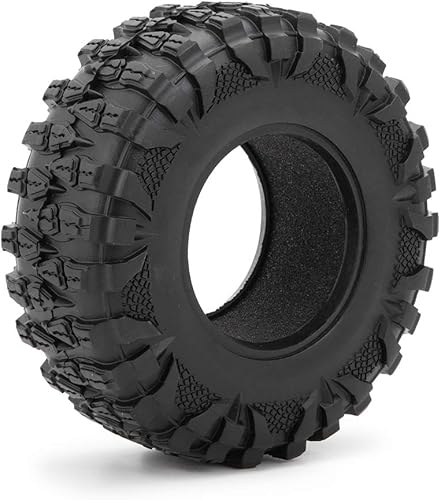 Miniatura 7 de RCLIONS 4 unids 2.2 pulgadas 4.724 in RC rueda de goma neumáticos con inserto de espuma para 1/10 RC Crawler coche Axial Wraith 90018