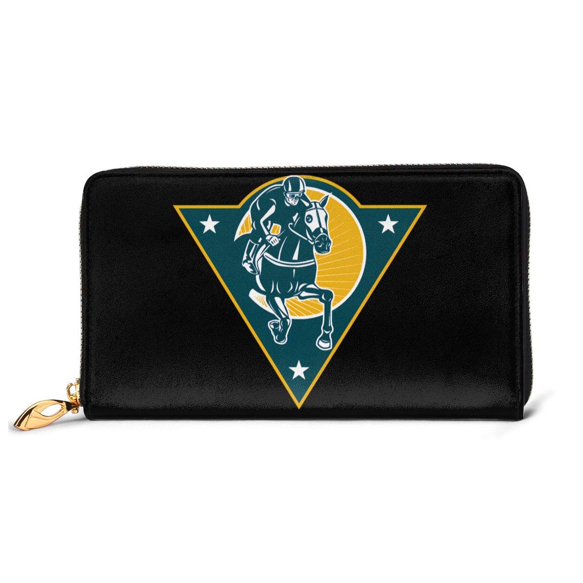 Amazon | [RFSHOP] 競馬とジョッキー 長財布 本革 レザー 薄型