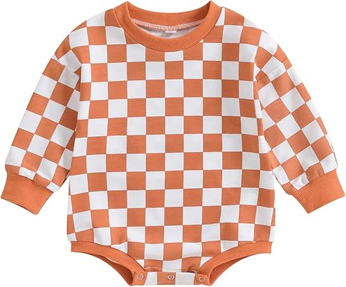 Mameluco de manga larga con cuello redondo para bebé niño y niña, para otoño e invierno