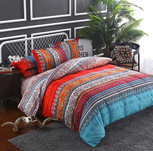 Ropa de Cama de Bohemia Estilo exotico Étnico Mandala Microfibra Funda nórdica...