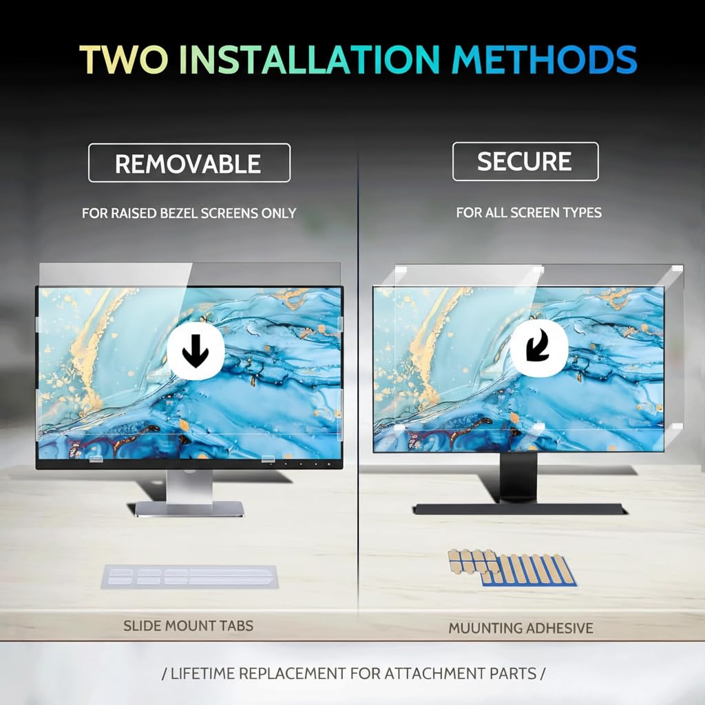21,5-calowy ekran prywatności komputera dla 21,5" 16:9 monitor szerokiego ekranu, ochrona oczu przeciw odblaskowi niebieskie światło monitor komputera filtr prywatności