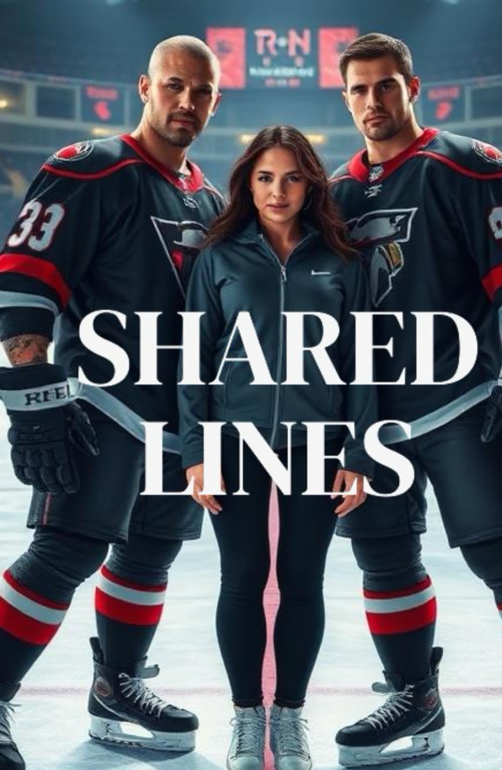 SHARED LINES: A High-Heat MMF Hockey Romance of Rivalry, Power, and Forbidden Desire (Triple Heat: MMM & MMF Poly Sports Romance Series)
