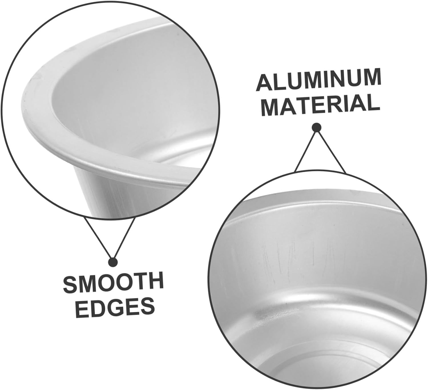 Traditional Style Thickened Pure Aluminum Basin Bowl Large Capacity