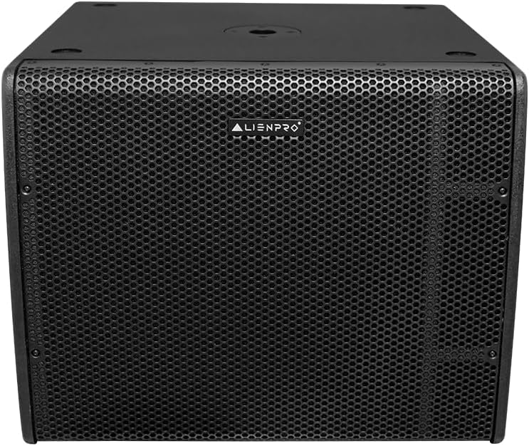 ด้านหน้า view of the Alien X-ARRAY 18 ADVANCE 18-inch subwoofer