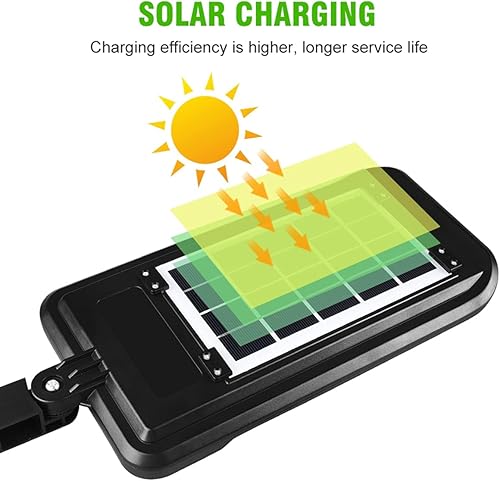 Miniatura 6 de 120 luces LED solares para exteriores, sensor de movimiento inalámbrico Ip65, control remoto, luces solares de estacionamiento, luz de pared de