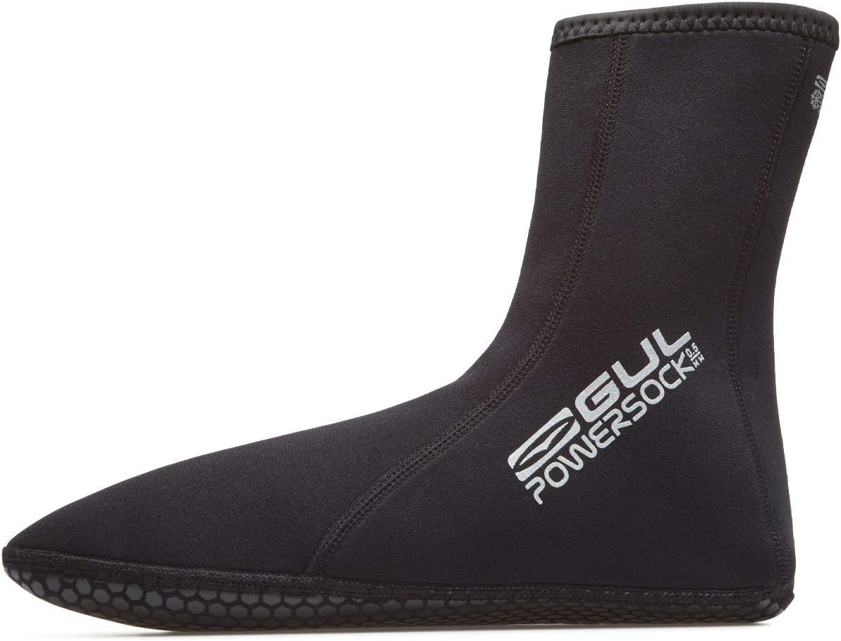 Gul 0.5mm Power Sock Socks - Black - Unisex - The Power Sock designed using 0 - FLATLOCK: seam construction