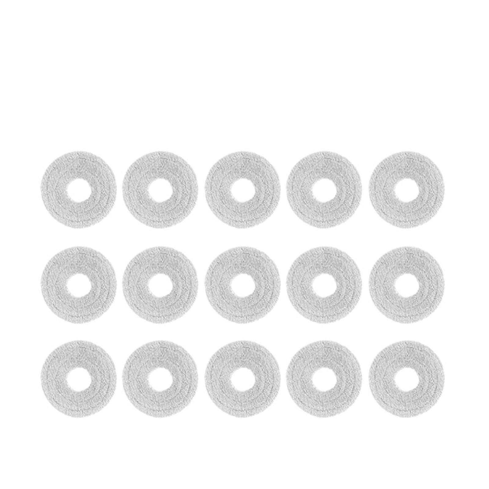 Vividcrate Robot Vacuum Cleaner Replacement ﻿ Mop Cloth Accessories,Compatible For Deerma,X80,Compatible For DEM,X80 Robot Vacuum Cleaner(15PCS)