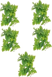 Ipetboom 5 Pçs Artificial Realista E Pendurado Simulado Anfíbio Escalada Animais De Estimação Ornamento Sapos Decorações Falsas Dragões Terrário Caranguejo Eremita Folhas Acessório