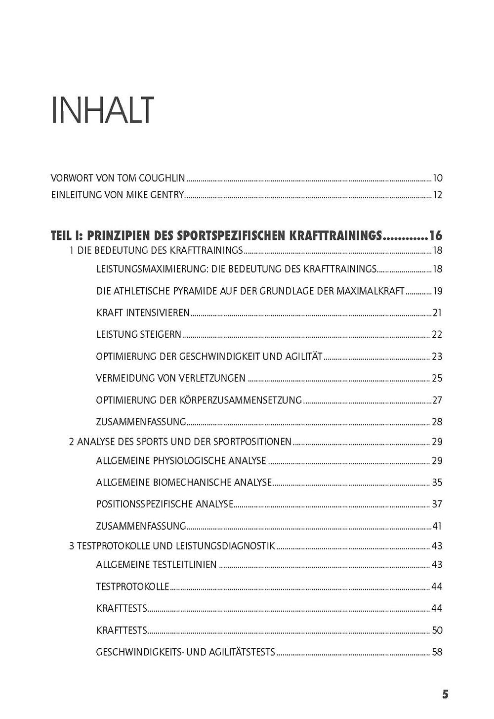 Athletiktraining im American Football