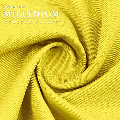 Women's Millennium Zip Up Blazer Jacket Kjk1125 Yellow Xl #TOP4
