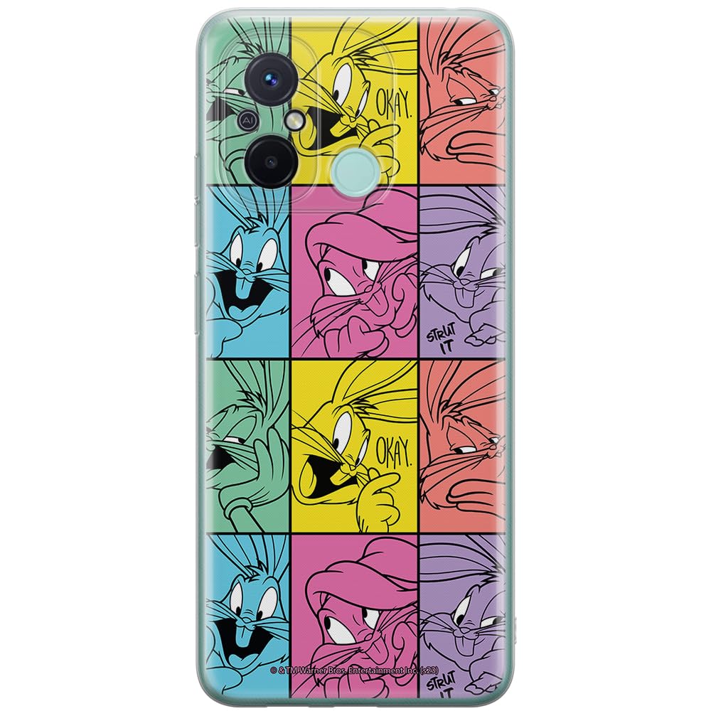 Carcasa Xiaomi Redmi 11A protector de TPU transparente Looney Tunes Bugs 026 8
