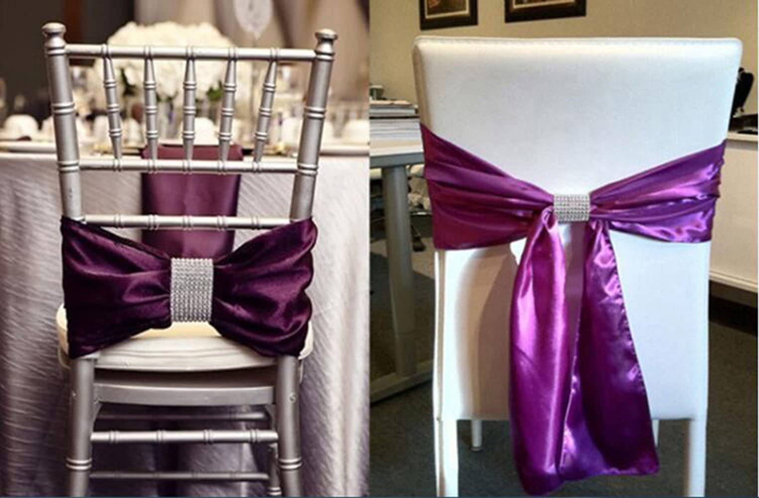 6 Anneaux De Serviette Décoratifs Avec Croissant Et Strass - Boucles De Serviette élégantes Pour Mariage, Banquet, Décoration De Table - 7