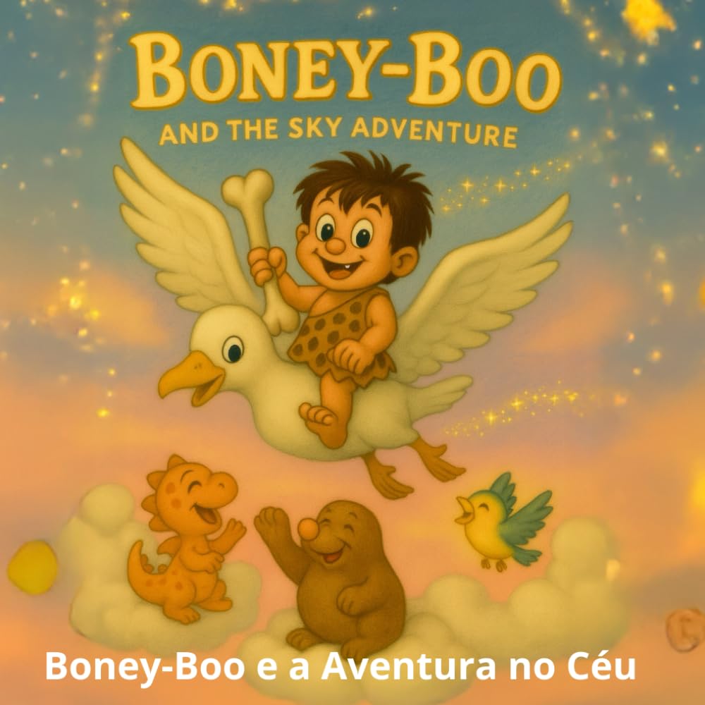 Boney-Boo e a Aventura no Céu: Uma aventura doce e emocionante entre nuvens fofas e estrelas brilhantes. (Boney-Boo (Edição em Português))