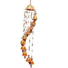 Goofy TurtleWindChimes Hanging Bell for Good Luck Terracotta Wind Chime Home Decorative Hanging Bell for Outdoor Garden Home Office_CWQ75