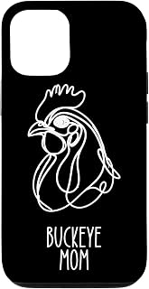 iPhone 15 Line Art Best Chicken Mom Women - Buckeye Case