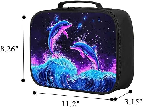 Miniatura 79 de Lonchera de fútbol para niños, bolsa de almuerzo para escuela primaria, regalo para niños y niñas o hijo, poliéster, sin correa de hombro, a prueba