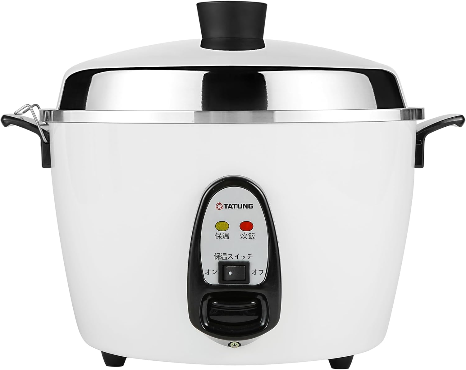 【TATUNG 公式販売店】大同電鍋(電気釜) 炊飯器 10合 外鍋ステンレス製ー白色ー Lサイズ 【正規品】