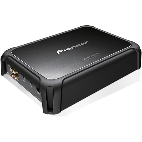 Pioneer GM-DX971 Monoblock Car Amplifier – 2400W Max, Efficient Class D, Bass Boost Control, Remote Bass Knob Included, Hi-Res Certified, Gold terminals, Powerful bass Output, Remote knob