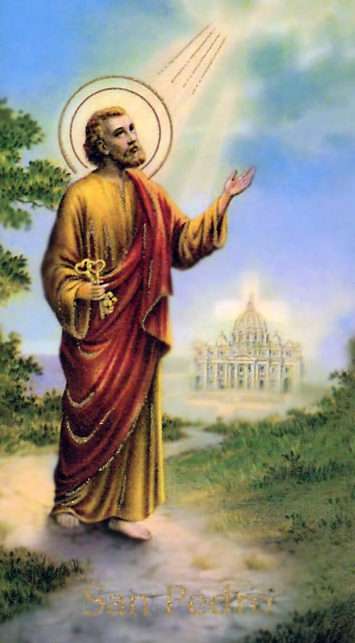 St. Jude Store La Sombra de San Pedro A - Laminated holy card - Pack of 25