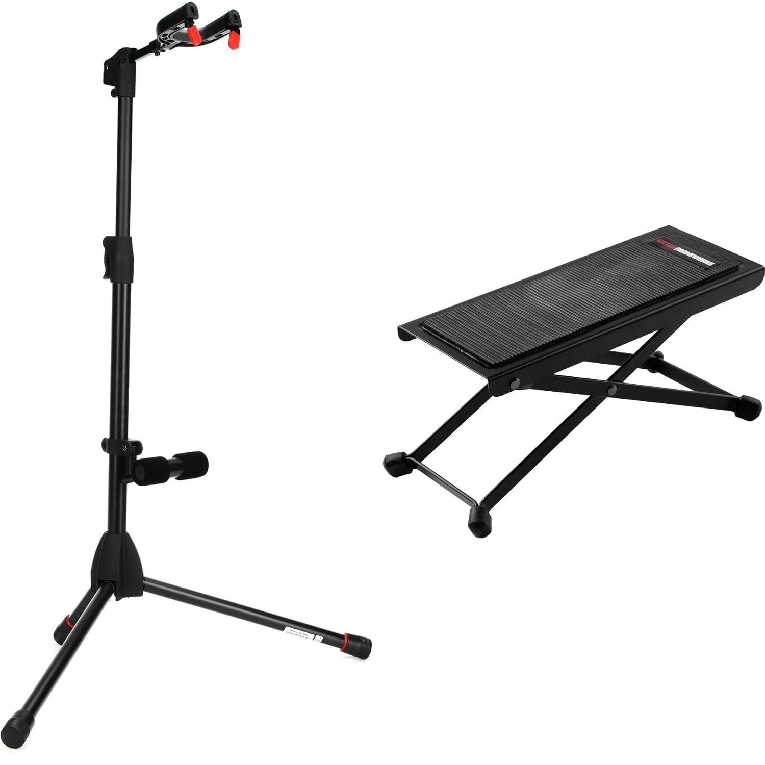 Gator Frameworks Hanging Guitar Stand with Locking Neck Cradle & Folding Footrest