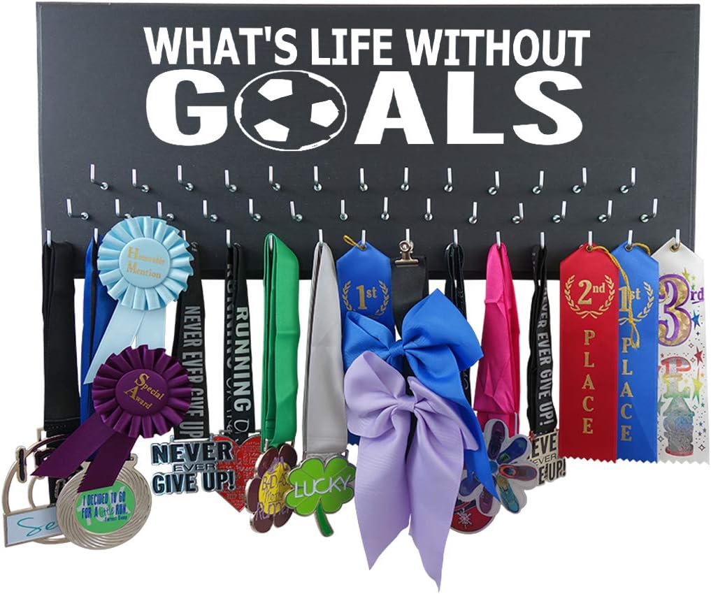 Running On The Wall Soccer Medal Holder