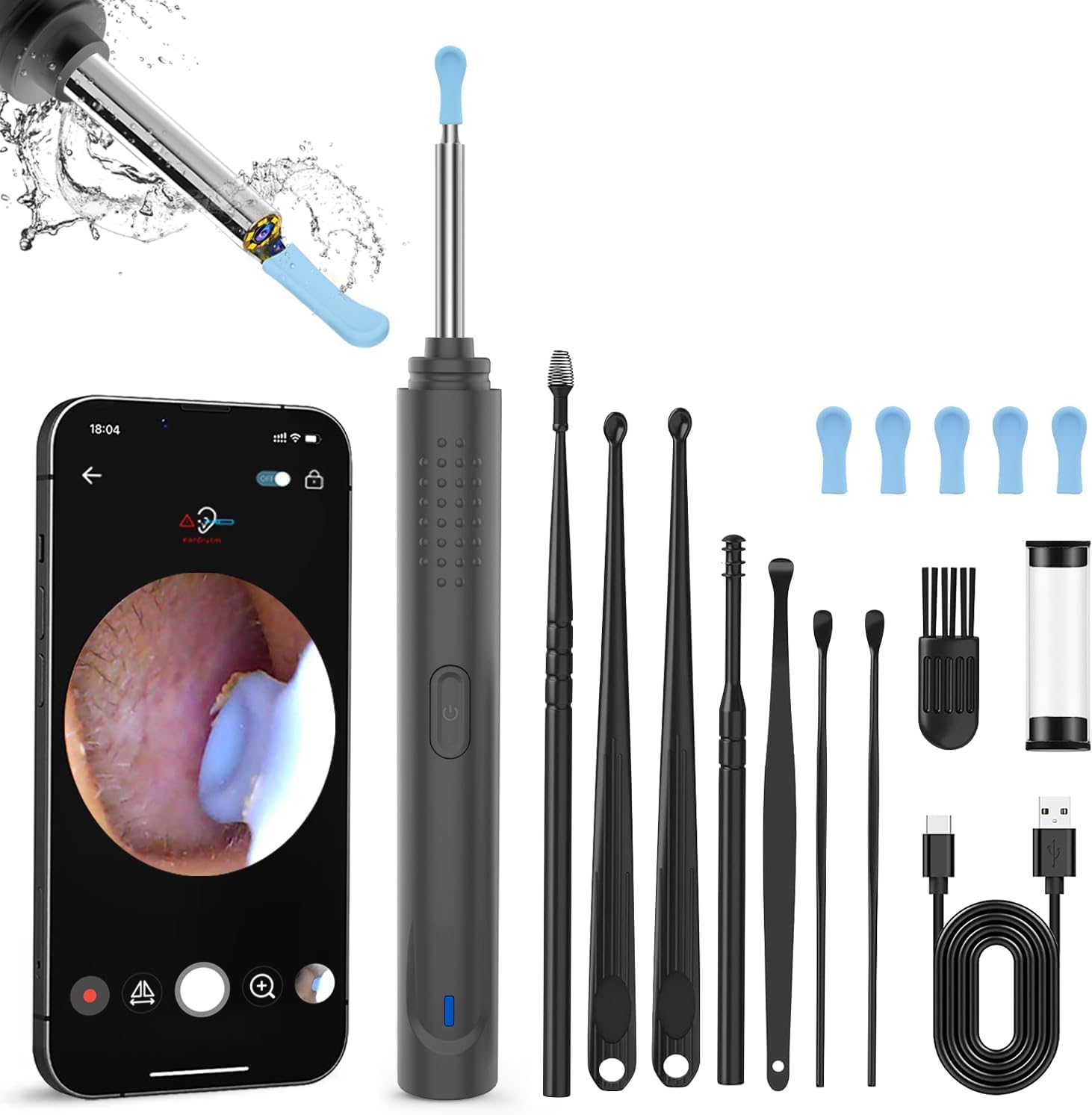 Amazon.com: Baddie NE3 Ear Cleaner Otoscope Ear Wax Removal Tool