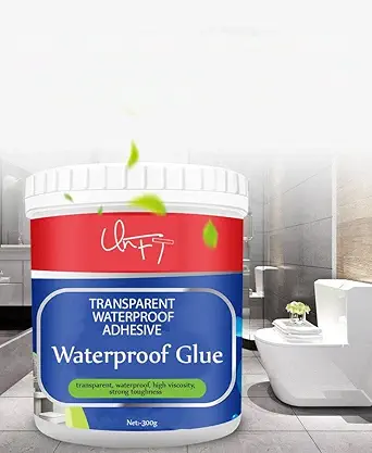 Bennort Transparent Waterproof Glue 300g with Brush, Leakage Protection Outdoor Bathroom Wall Tile Window Roof, Anti-Leakage Agent, sealant glue, Roof Sealant Waterproof Gel
