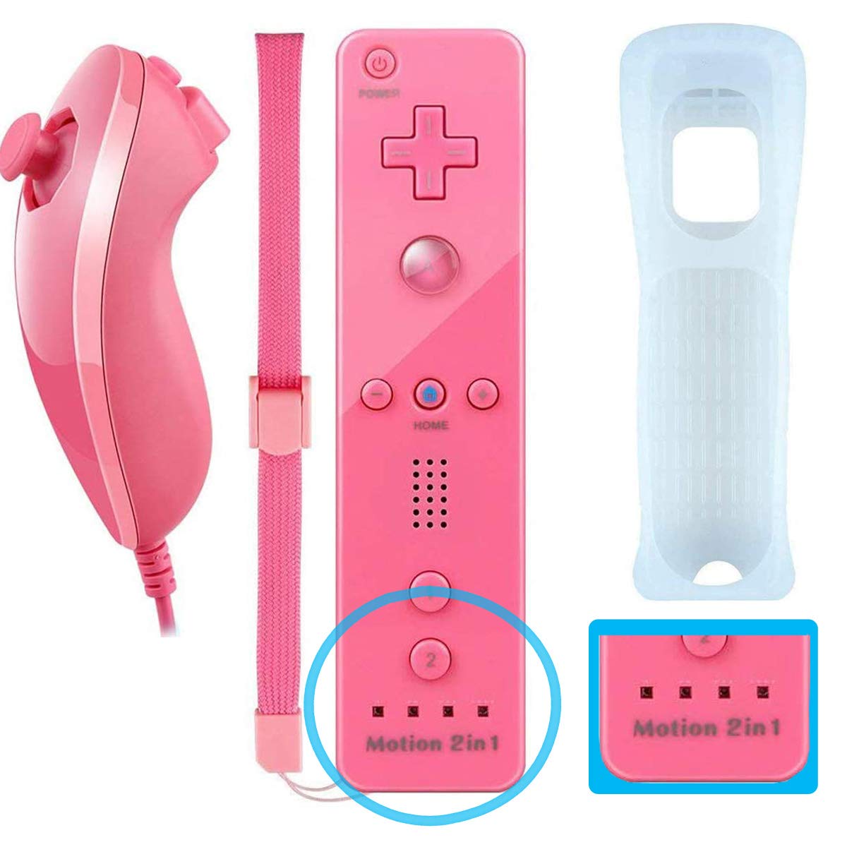 Buy HOTSO Motion Plus Remote Controller and Nunchuck Motion Plus for