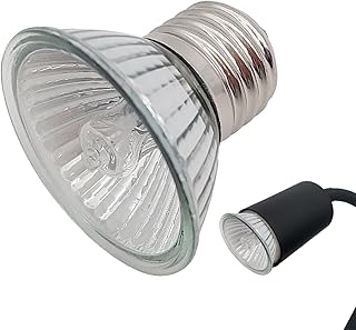 aquecimento para répteis - calor ponto aquecimento UVA,calor UVA UVB para ponto aquecimento com clipe e mangueira rotativa 360°, calor UVA UVB para Guanglu