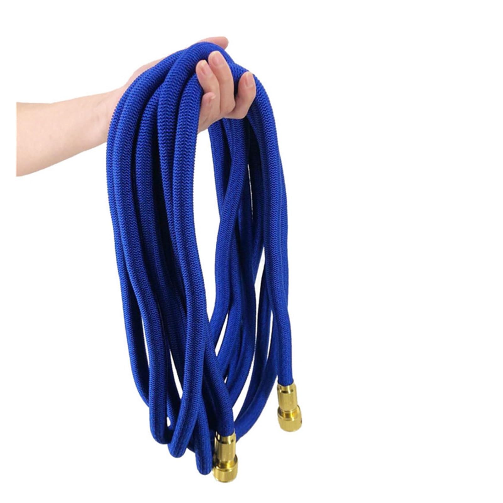Teleskopischer magischer Gartenschlauch, flexibler Autowaschschlauch aus Kunststoff, Metallspritzpistole, Gartenbewässerung im Freien, 25 Fuß. Bis 100 Reibungslose Zirkulation(Hose kit-02,100ft-30m)
