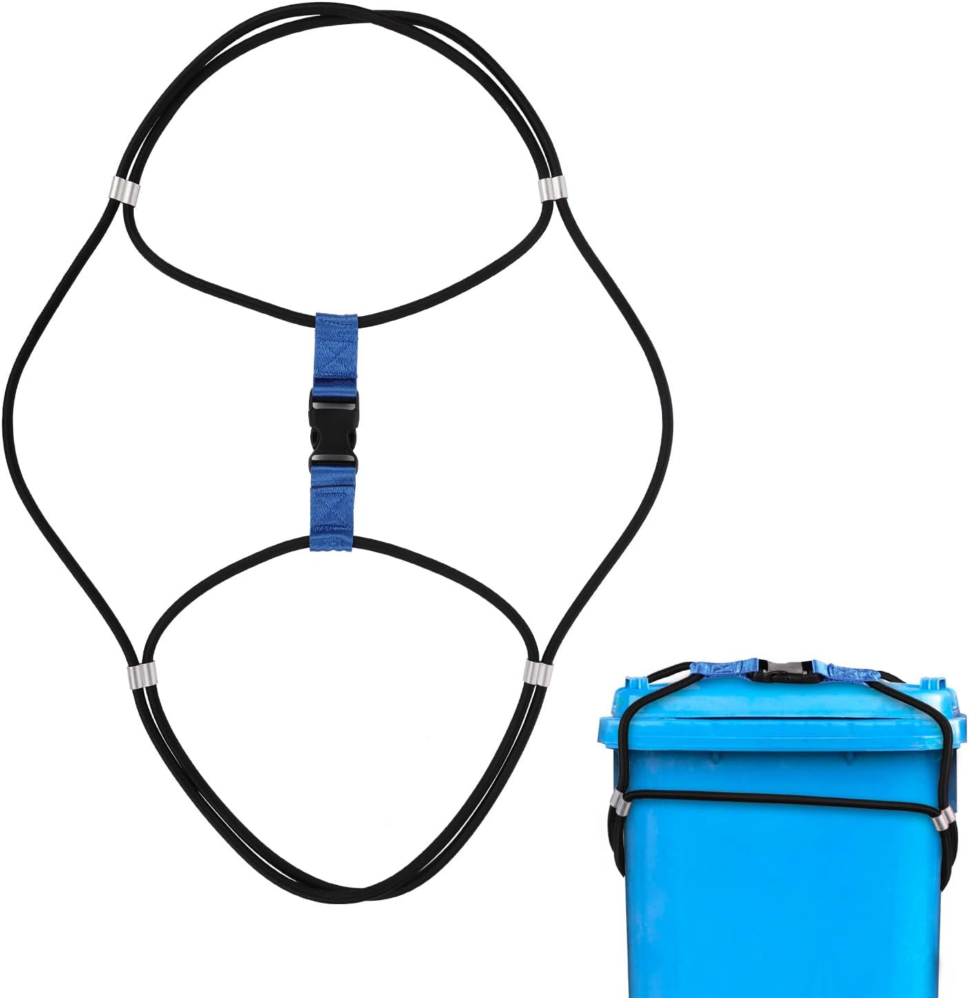 Trash Can Lid Lock Outdoor, Strong Garbage Can Lid Lock