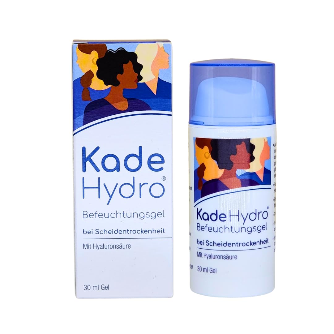 KadeHydro Befeuchtungsgel mit Hyaluronsäure 3x 30 ml I Zur Pflege der Intimzone bei Scheidentrockenheit I Hormonfrei I Spar-Set plus Pharma Perle give-away