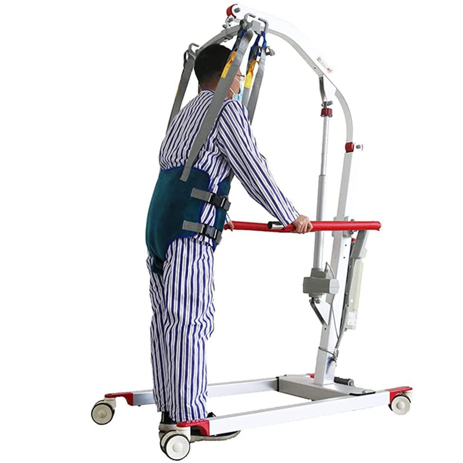 Eslinga para caminar de pie, arnés para caminar asistido por el paciente Ayuda para la rehabilitación Dispositivo de entrenamiento de la marcha Diseño de cintura ajustable para discapacitados médico