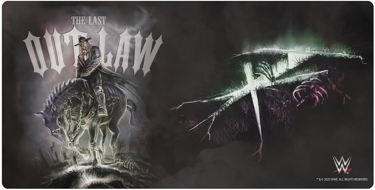 Head Case Designs Officially Licensed WWE The Last Outlaw The Undertaker 23.62 x 11.81 x 0.12 inches (600 x 300 mm) - L Gaming Office Desk PC Keyboard Mouse Mat Pad - Image 2