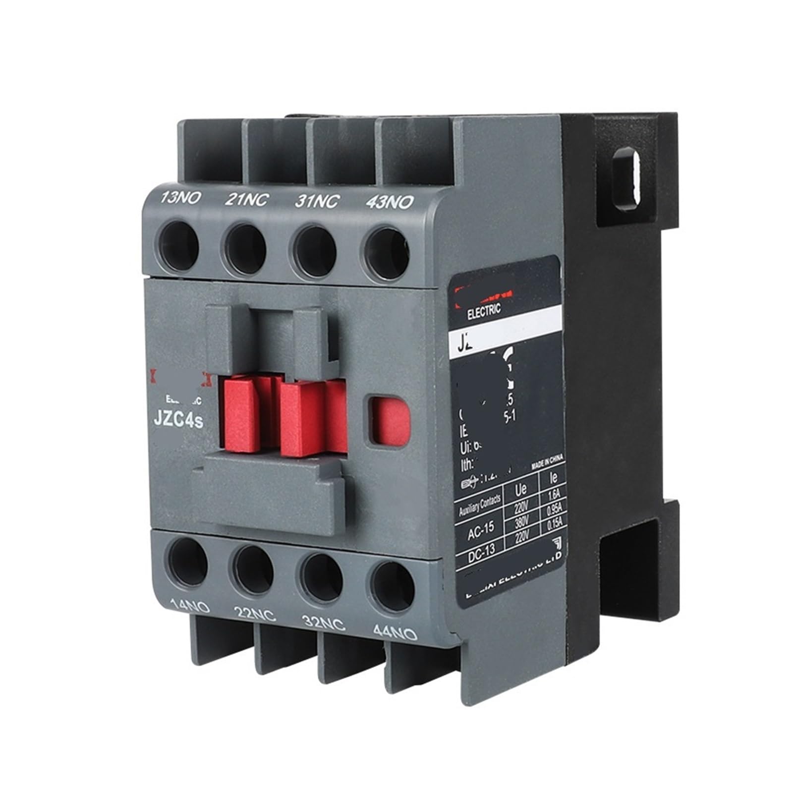 Relais intermédiaire JZC4s-22 380V commutateur de contact bipolaire RoHS