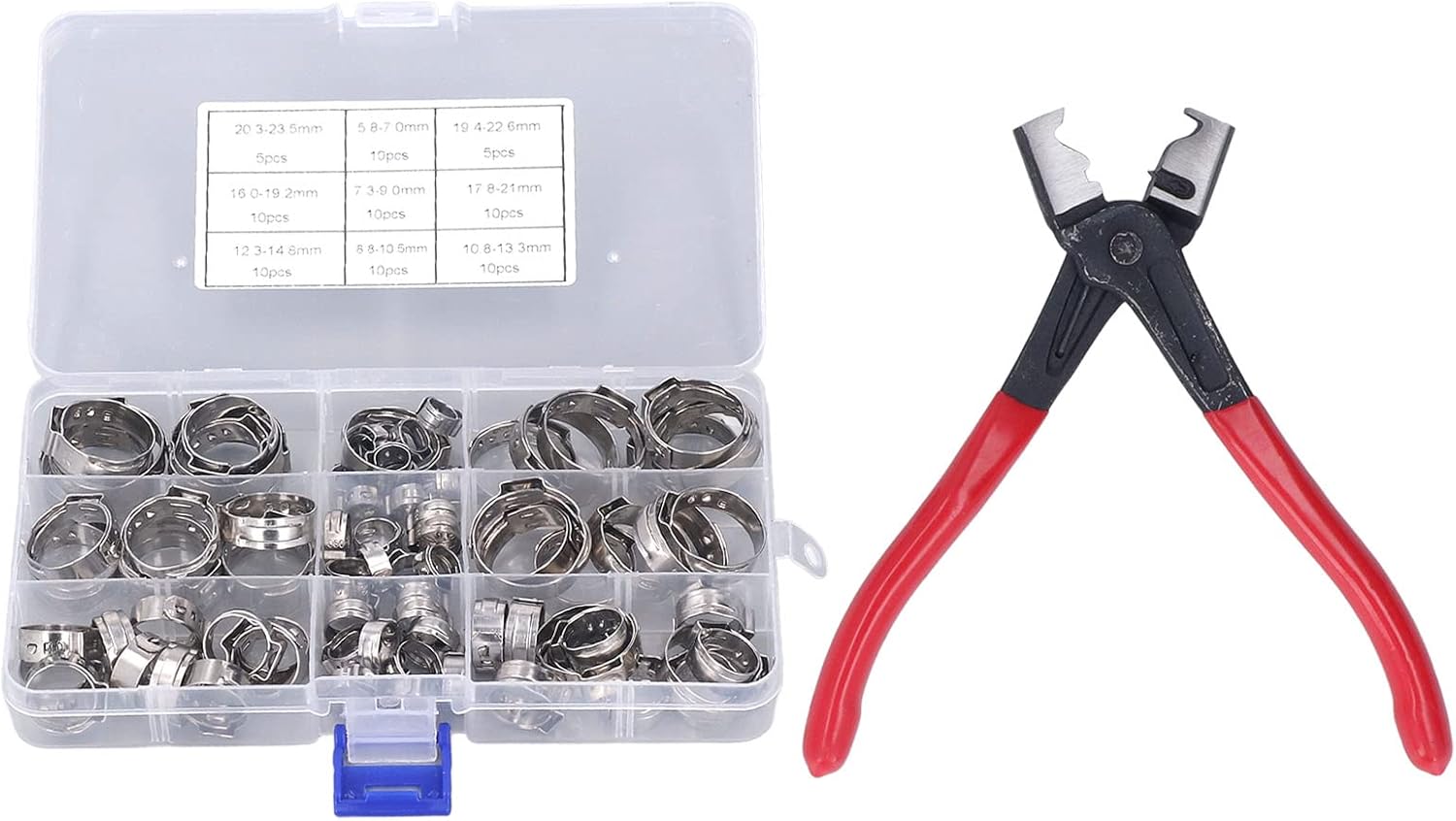 80PCS Hose Clamp Pliers Set for Industrial Applications