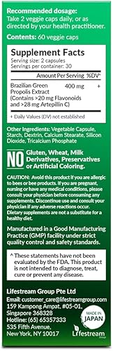 Vista 13 de LABO Nutrition Propóleos verdes brasileños Ultimate – Extracto de propóleo con 28 mg de artepilina C y 5% flavonoides suplemento natural de abeja