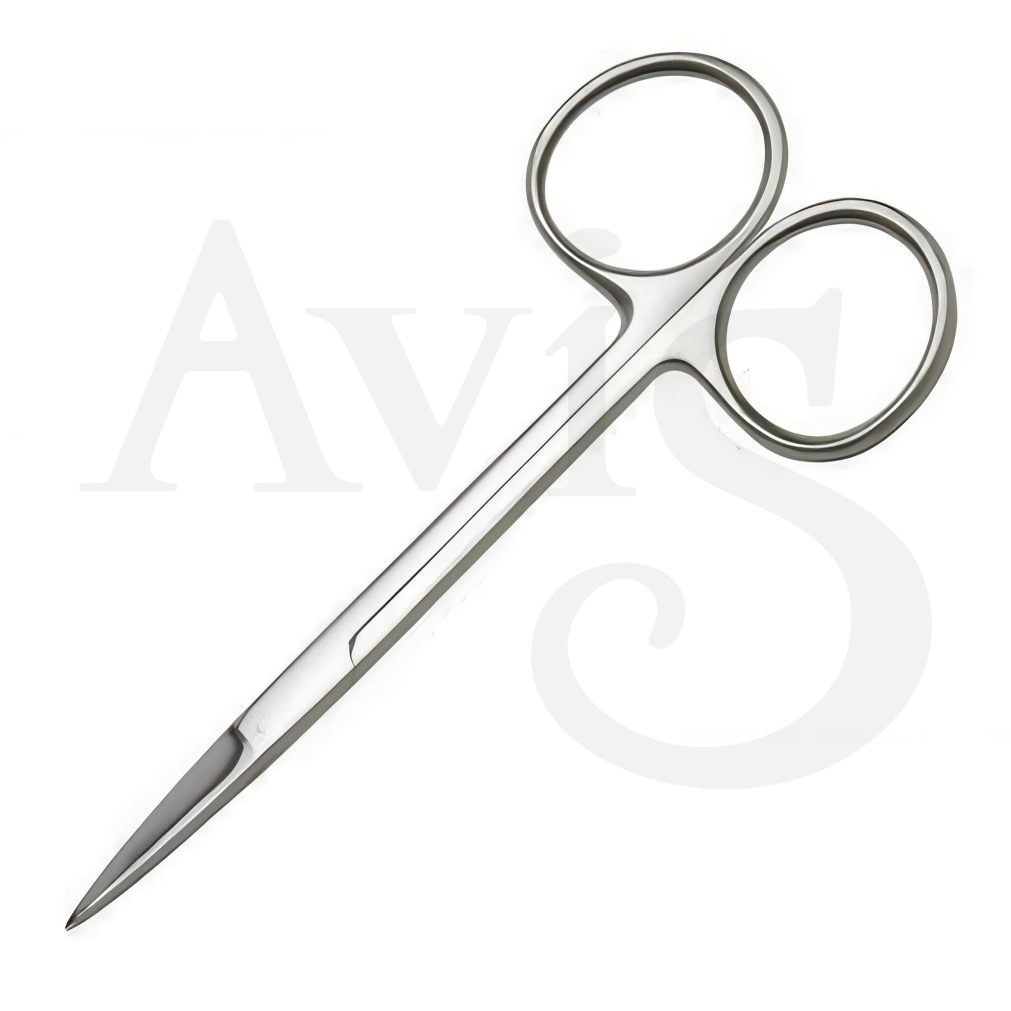 AVIS Iris Scissors 4" Straight (ST) - Precision Surgical Scissors, Stainless Steel Grade 410, Sharp Blades for Delicate Cutting, Ideal for Medical, Dental, and Veterinary Use 1