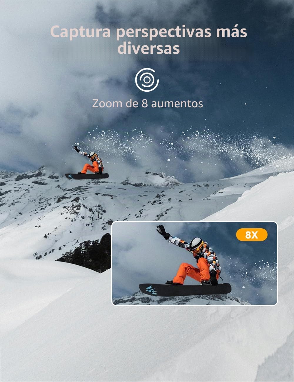 Apexcam Cámara Deportiva 4K60 con EIS Cámara de Acción WiFi Cámara subacuática Impermeable 40M Action Camera Gran Angular 2.4G Remoto 2 baterías de 1350mAh y Accesorios Multiples