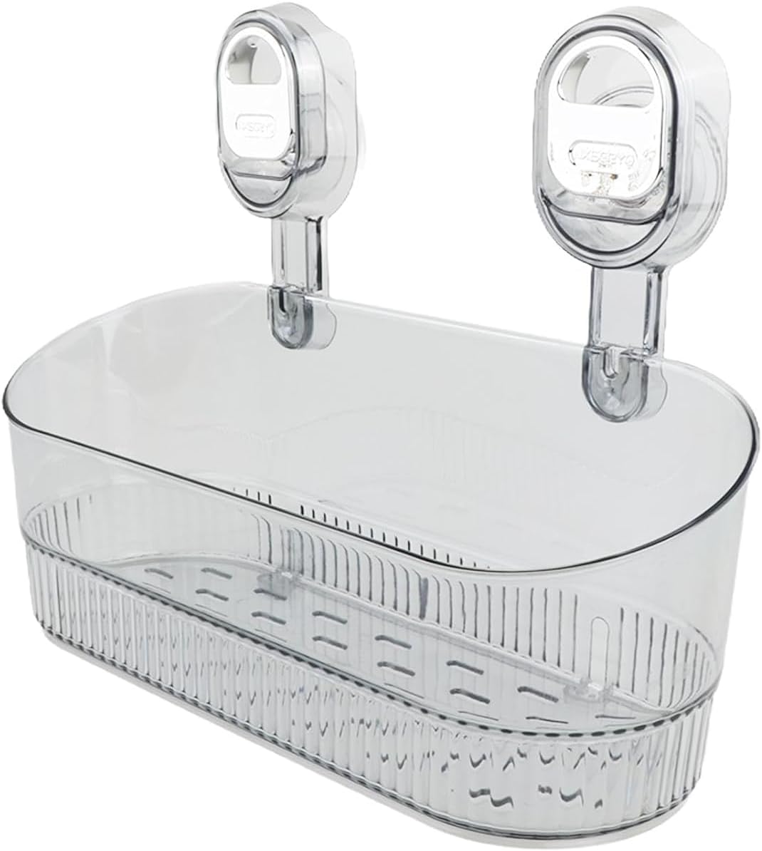 Suction Cup Shower Shelf | Wall Mounted Bathroom & Kitchen Storage Rack | No Drill Suction Holder for Toilet, Laundry Room & Kitchen Organization pcs 1