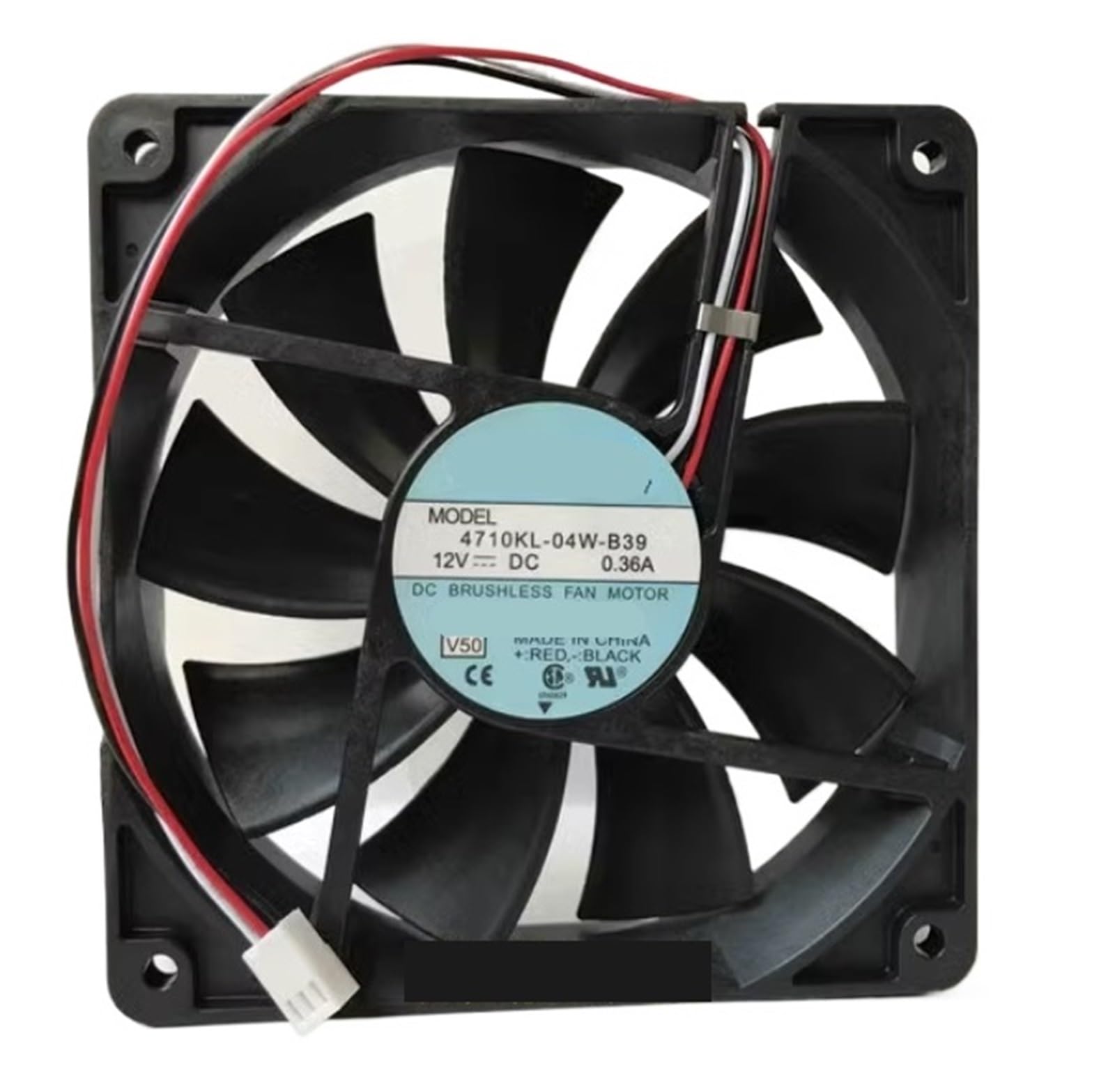 YMUGUEGH 12025 4710KL-04W-B39 DC12V 0.36A 12CM Three-wire Cooling Fan