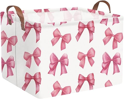 Miniatura 11 de FXOLCSHE - Cesta rectangular de animales, cesta de almacenamiento impermeable para recámara, cesta de guardería, cesta de almacenamiento para