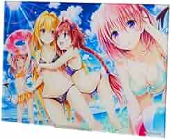 15周年記念原画展マルチクロス　モモ×ナナ、ヤミ×メア、モモ×ナナ、美柑×ヤミ マルチクロス 美柑×ヤミ （無印） | Goo Goo Dept.