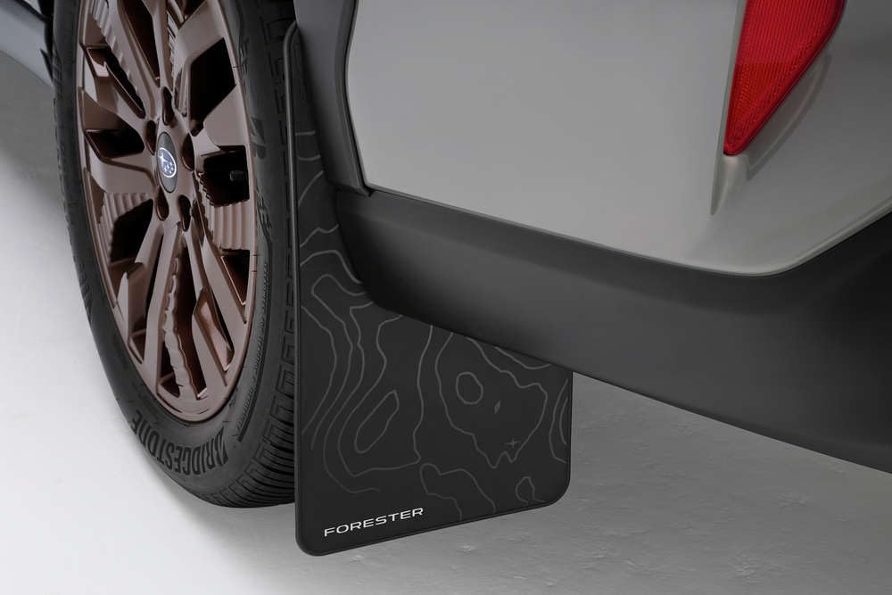 Amazon.com: Subaru Splash Guard Mud Flap Set of 4 Matte Black for