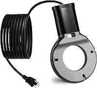 ABitmax 1000W Thermostatic Pond De-Icer Chicken Water Heater - Cast Aluminum Submersible for Livestock Poultry Birds Farms (Black)