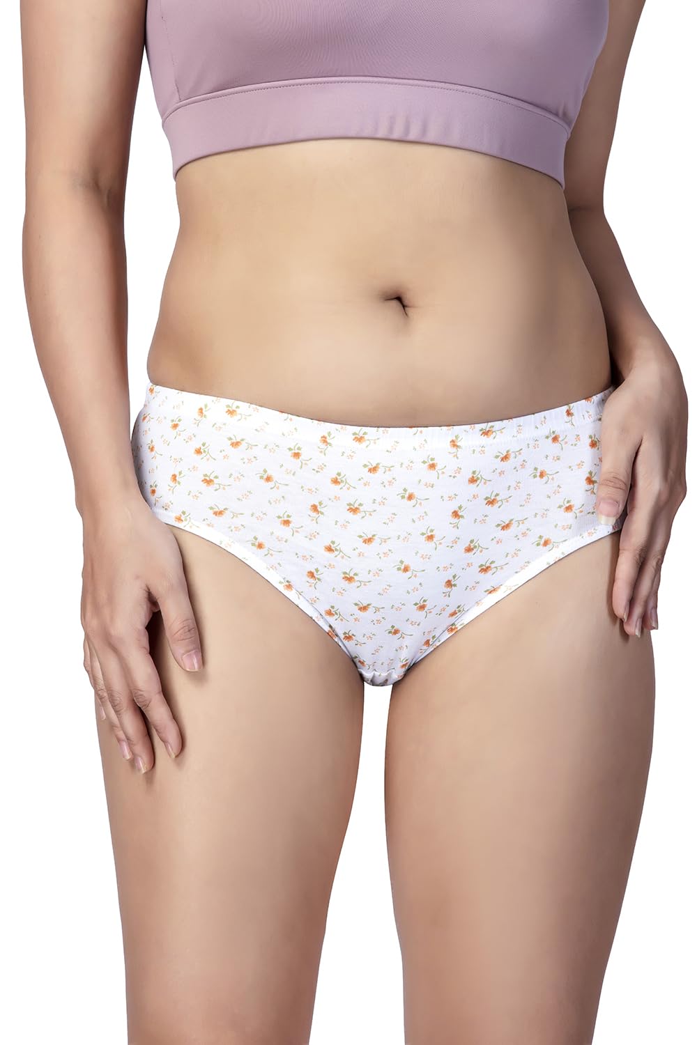 Chic Mayfair Com - 111_New Comfort 100% Cotton Panty Set (Pack of 3) – Yellow, Blue, Pink - 5XL | Soft, Breathable, Stretchable, Skin-Friendly | Printed Innerwear with Comfortable Fit for Women-image-43