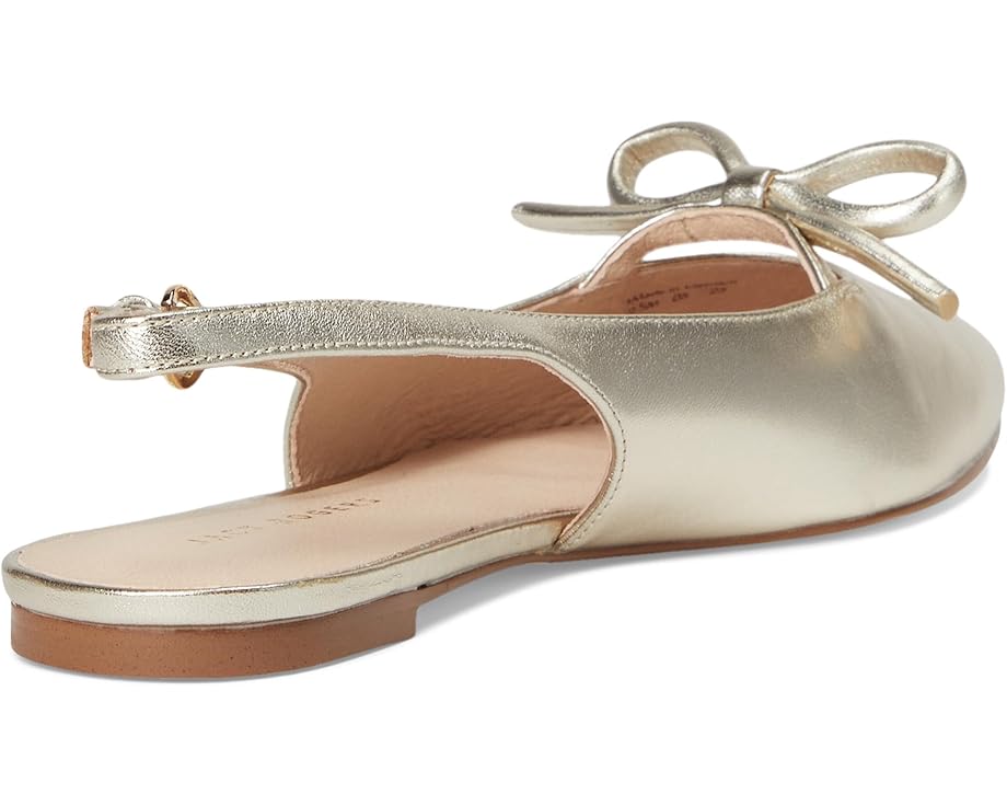 Jack Rogers Lennox Flat Sling - Metallic Nappa - Back View