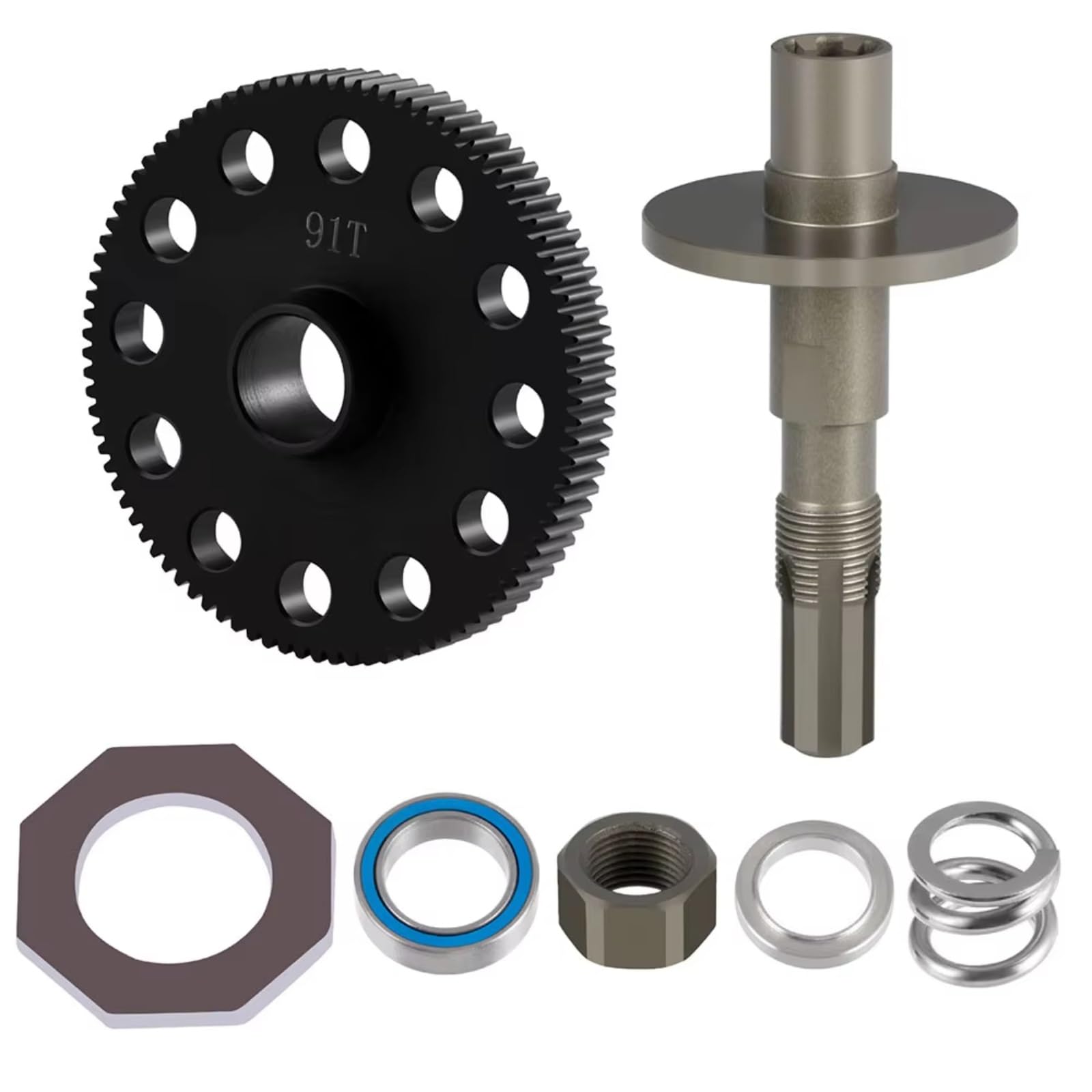 Per Arrma Per Granite 4x4 MEGA 550 V3 1/10 48P 91T Set Di Eliminazione Frizione Antisaltellamento RC Car Upgrade Parts Accessories Accessori Giocattoli Rc