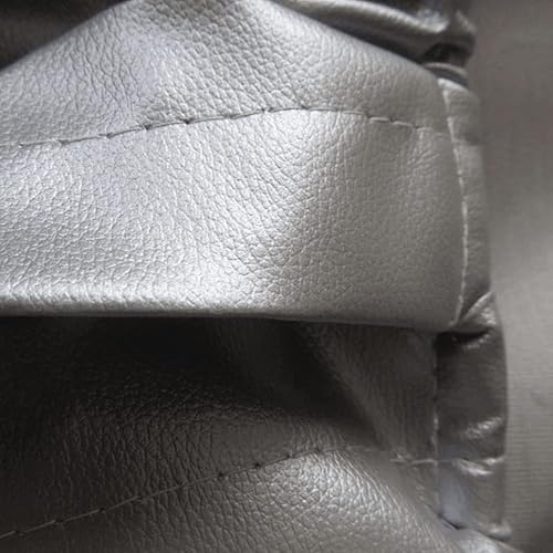 Miniatura 7 de Cubierta de neumático de repuesto para Ford Bronco, Jeep Wrangler, Toyota TX TXL con orificio para cámara, cubierta de rueda de repuesto blanca